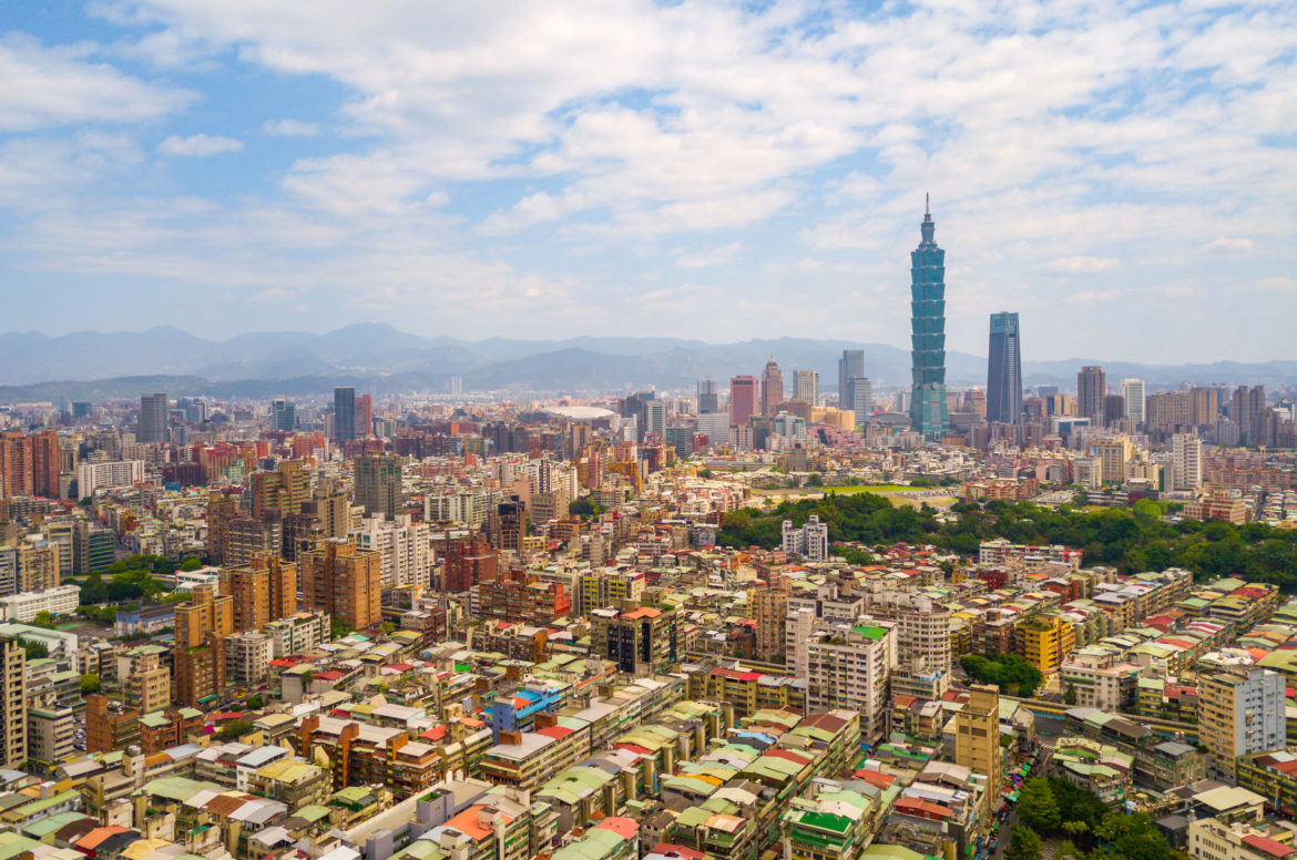 Scenic view of Taiwan